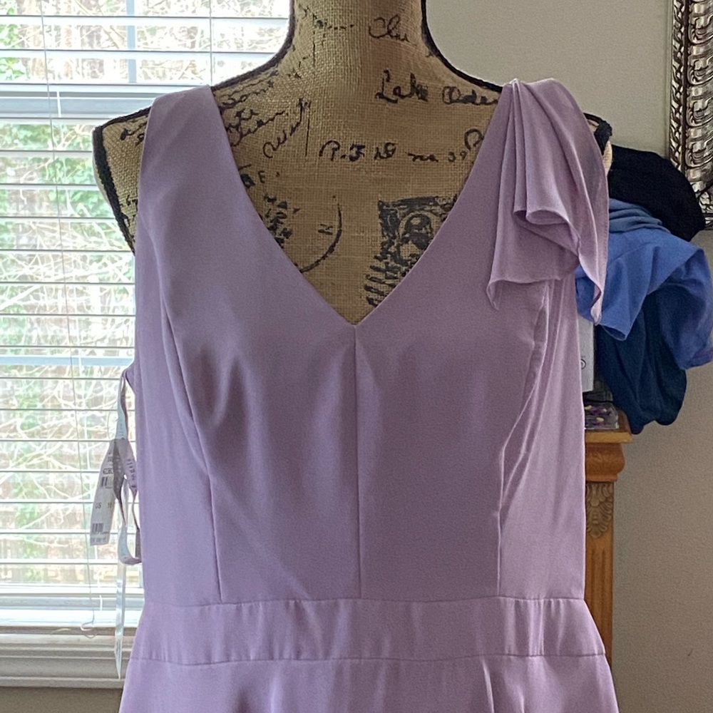 Purple High-Low Dress